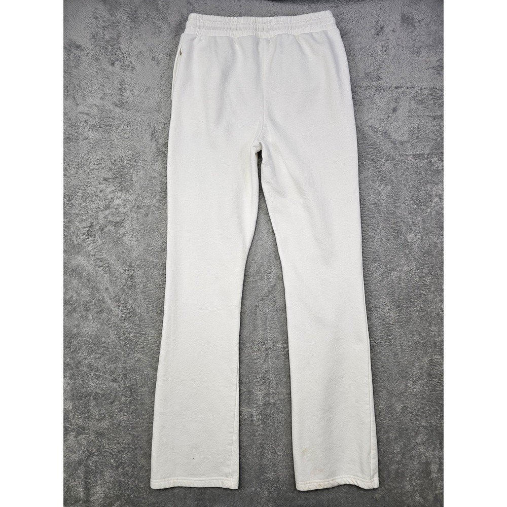 Von Dutch Women's White Graphic Sweatpants Joggers Y2K Logo Size Large Tall - Picture 4 of 12